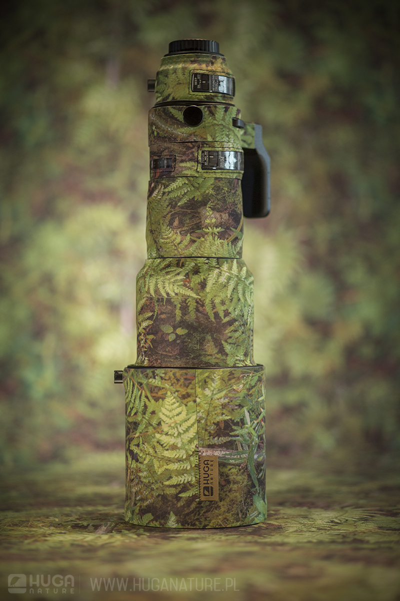 Sigma S 500 mm f/4.0 DG OS HSM lenscoat lens cover kamuflaż camouflage camo neoprene neopren